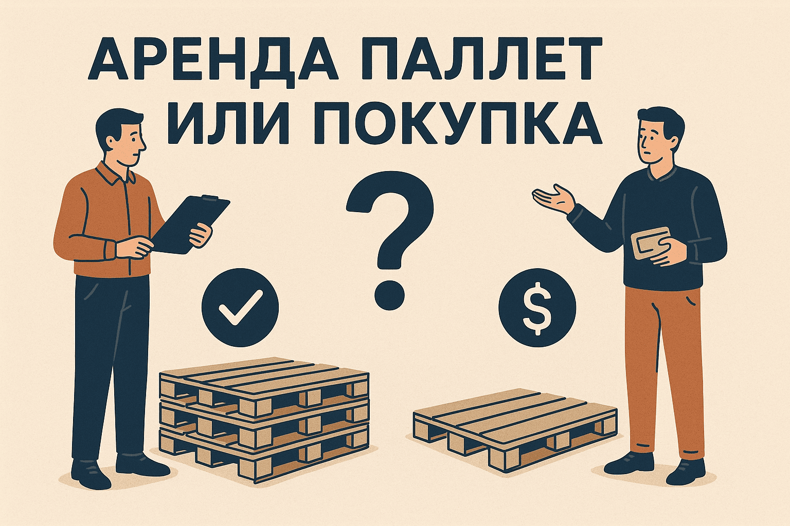 Аренда паллет или покупка