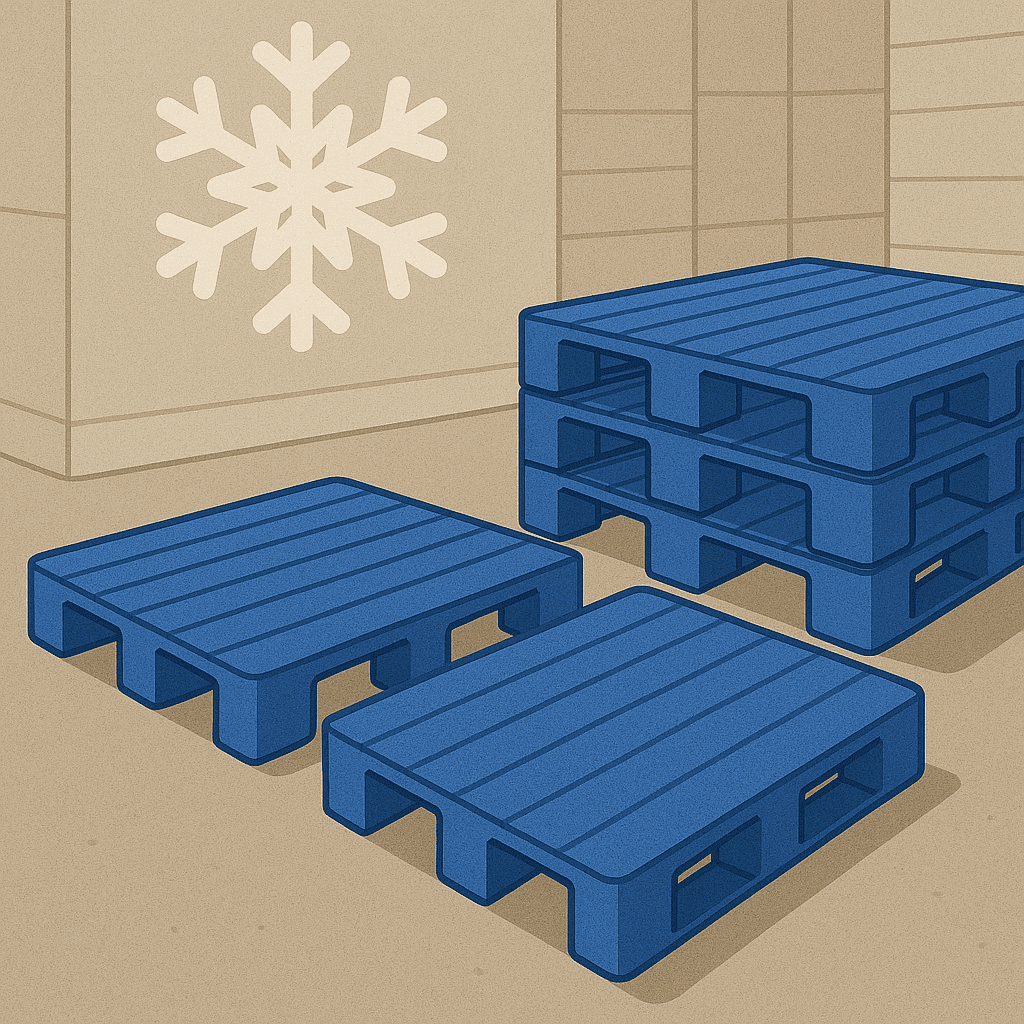 Как выбрать паллеты для холодного склада